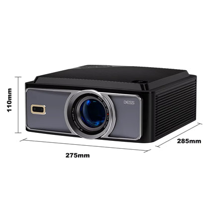 DESS projecteur Full HD 4K 1080P 2500NASI double bande Wifi 6 BT5.2 projecteur Portable bureau maison Android cinéma projecteur intelligent 3D