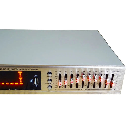 EQ665 égaliseur maison stéréo tuner double lycée basse Bluetooth HIFI haut de gamme audio amplificateur de son