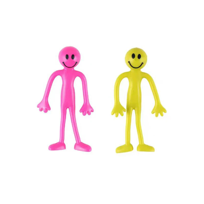 2 pièces nouveauté cadeaux Expression drôle Bendy hommes cadeaux de fête enfants jouets Cool Gadgets Juguetes Nnovedosos Para Niños