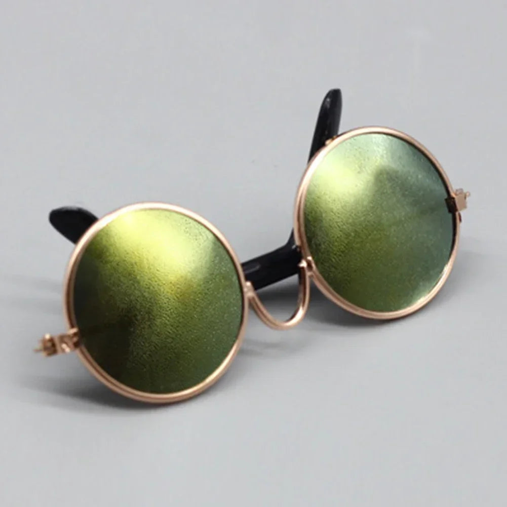 Lunettes de soleil de plage à cadre rond Casting, accessoires de poupées Labubu, seulement 7-8cm, 15 cm, 17cm