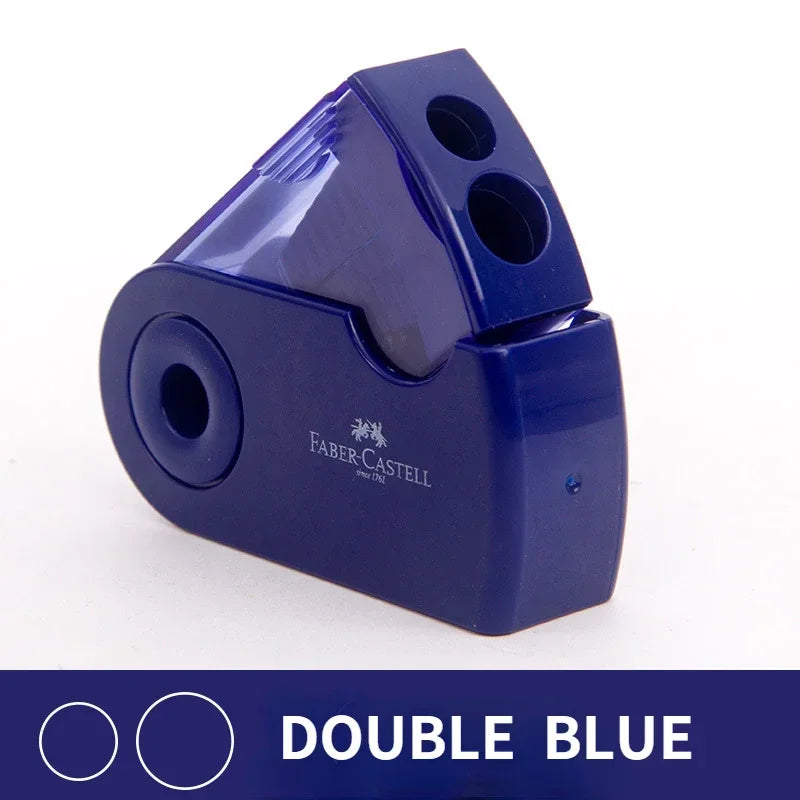 Taille-crayon double, trou unique, multifonctionnel, fournitures scolaires et de bureau, article créatif pour étudiant