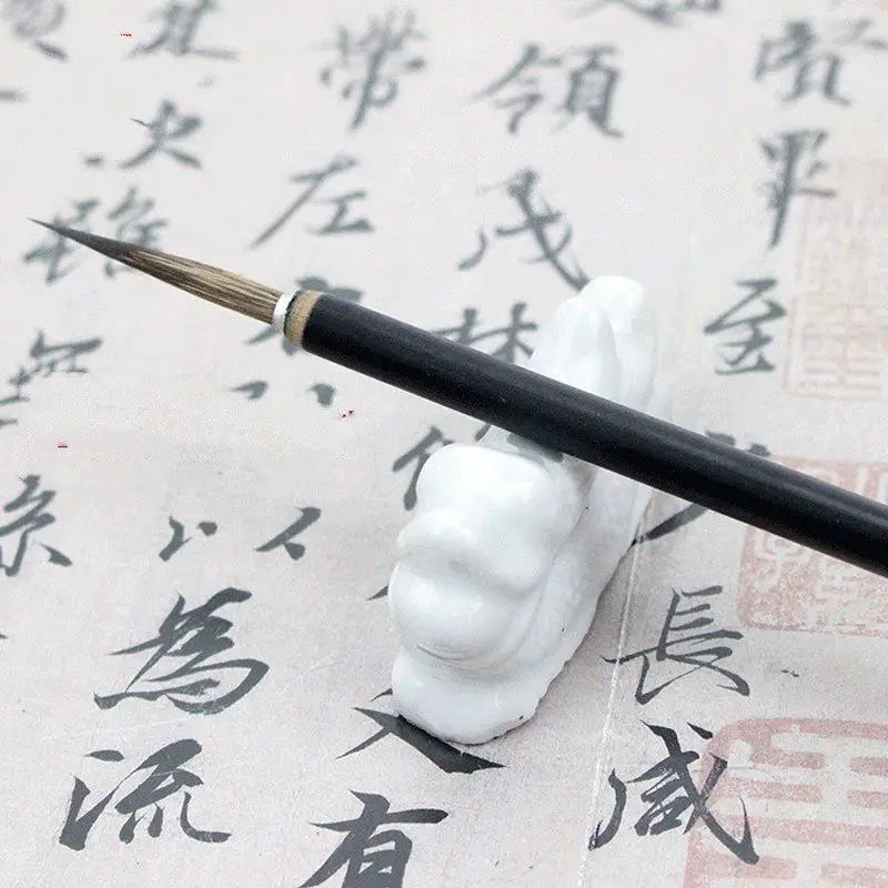 Nouveau 6/3/1PC pinceau de calligraphie chinoise céramique crochet ligne pinceau à peinture Fine stylo belette souris moustaches pierre blaireau cheveux pinceau