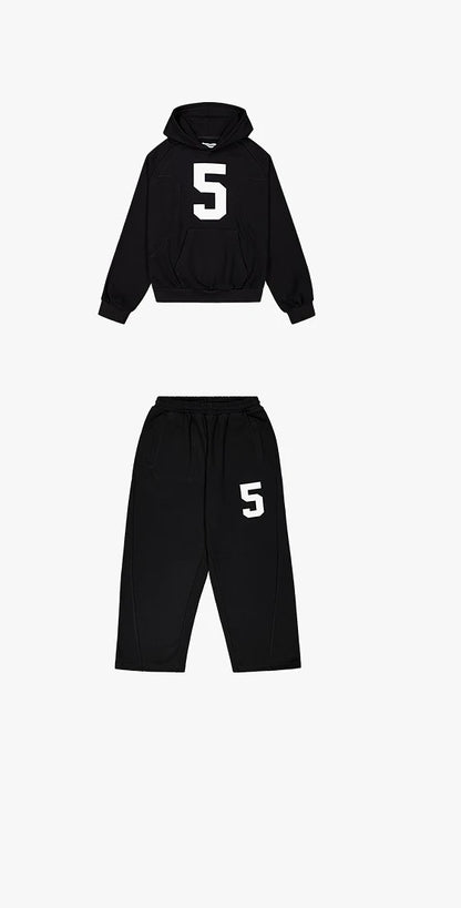 Nouveau américain rétro classique Harajuku gris sweat à capuche haute rue à la mode Streetwear hommes costume Hip Hop décontracté ample pantalons de survêtement femmes