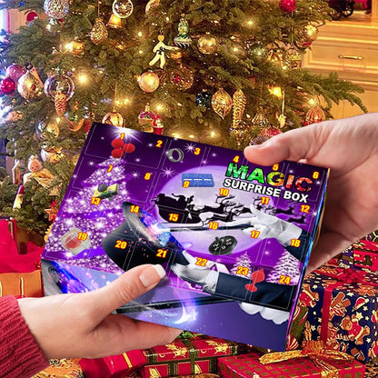 Calendrier de Noël déchiré à la main, coffret cadeau, calendrier surprise, jouets de Noël créatifs, compte à rebours pour Noël, boîte surprise déchirée à la main
