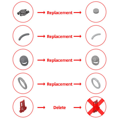 MOC Horizons – blocs de construction de jeu Deathbringer, blocs de construction, Machines de combat, Chariot à l'ancienne, jouet en brique, cadeau