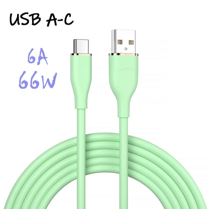 UGOURD câble de charge rapide USB-Type C à C en silicium liquide 66W USB vers C PD 60W 45W 27W