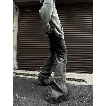 Jean droit taille haute vintage américain pour femme, denim baggy décontracté, surintendant ser, pantalon large Y2K, style grunge High Street, 2024