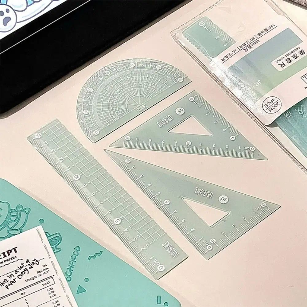 Ensemble de règles de 4 pièces/ensemble 15/20CM,