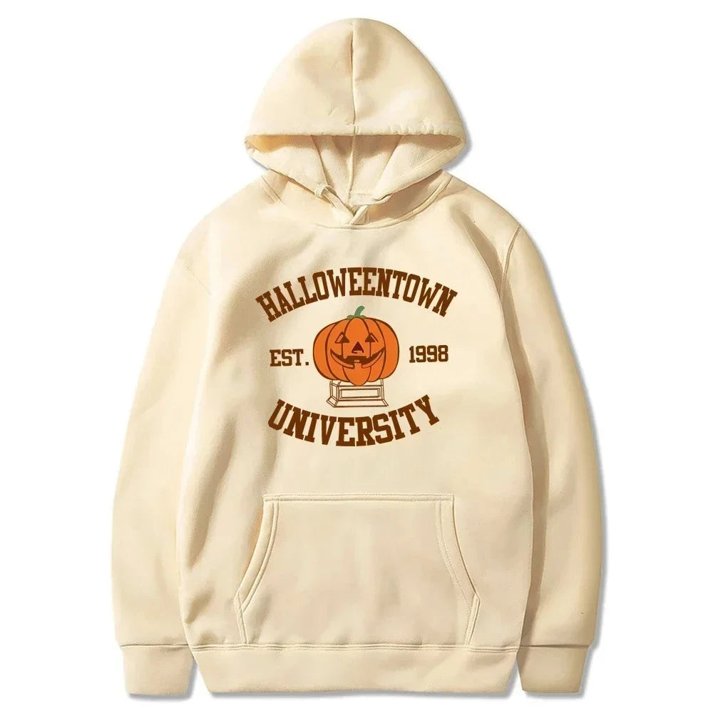 Halloweentown sweat à capuche Est 1998 imprimé pull Vintage Halloween ville automne hiver femme à la mode Halloween fête sweats à capuche
