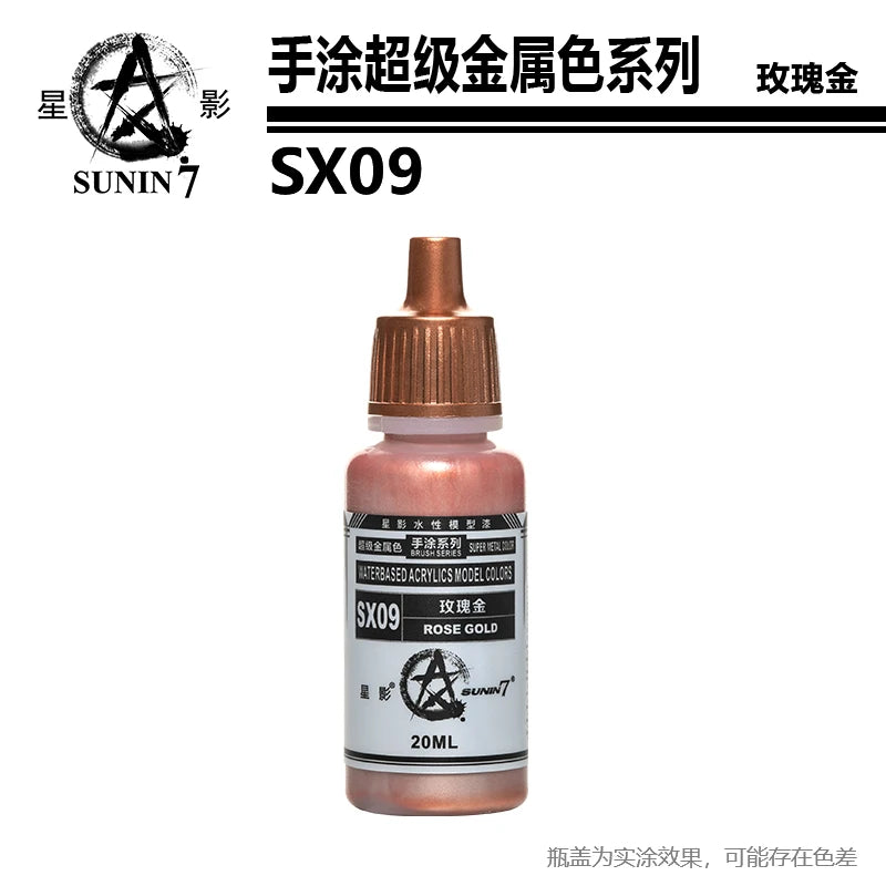 Pigment de peinture de document métallique, affaires militaires, jouets en argile faits à la main, modèle de revêtement à la main, coloration stylo SX01-SX024 revêtement Staline