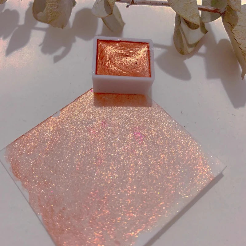 Ensemble de pigments d'interconnexion nacrés monochromes, fournitures d'art et de peinture, peinture à ongles, pigment décoratif solide, 2ml, 36 documents