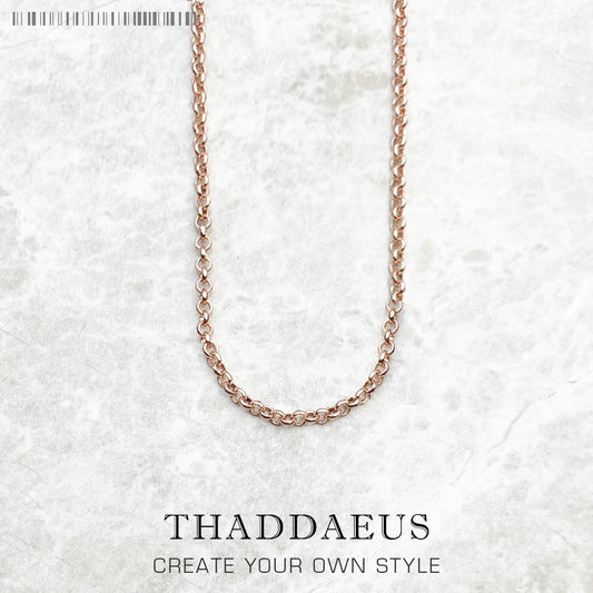 Collier chaîne Belcher rond, 2017 tout nouveau brin Bijoux de mode Style européen Bijoux en or Rose cadeau pour hommes femmes