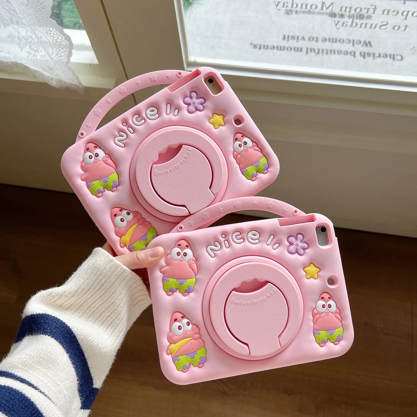 Étui de protection tablette avec support pour enfants,