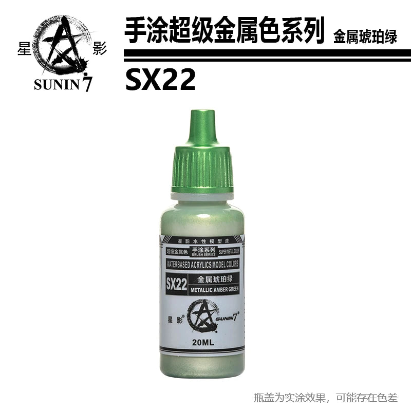 Pigment de peinture de document métallique, affaires militaires, jouets en argile faits à la main, modèle de revêtement à la main, coloration stylo SX01-SX024 revêtement Staline