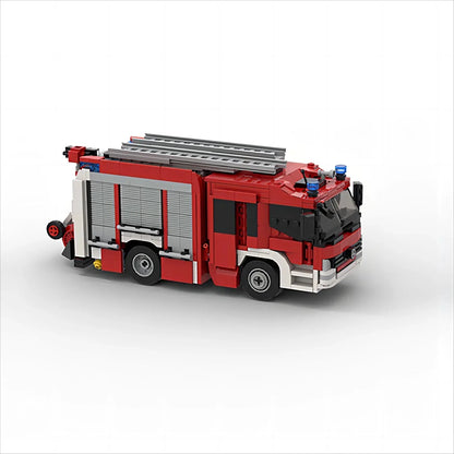 1019 pièces MOC- 137461   Ville camion de pompier Ambulance FDNY-New York-tour 21 bloc de construction modèle assemblage Collection garçon jouet cadeau