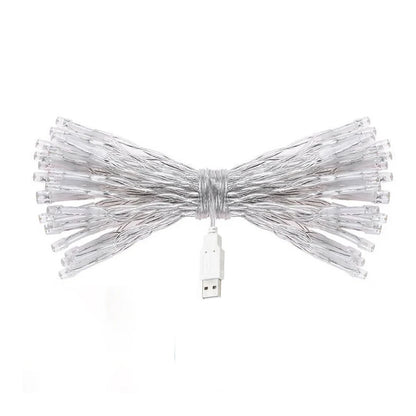 Décorations d'arbre de noël guirlandes lumineuses féeriques Led guirlandes pour la maison jardin fête de mariage décor intérieur extérieur cadeaux du nouvel an