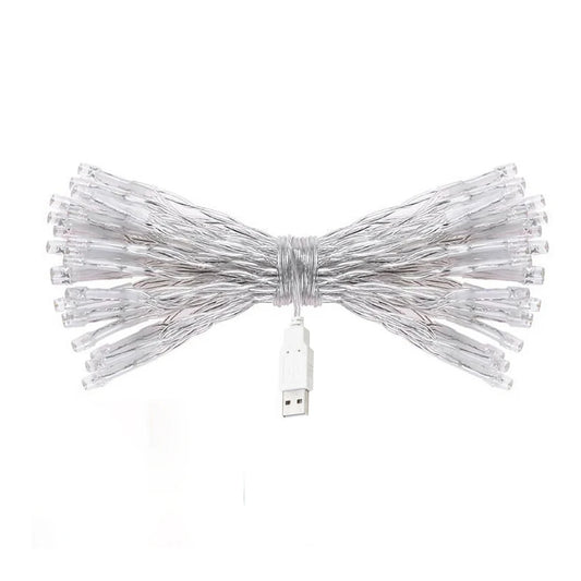 Décorations d'arbre de noël guirlandes lumineuses féeriques Led guirlandes pour la maison jardin fête de mariage décor intérieur extérieur cadeaux du nouvel an