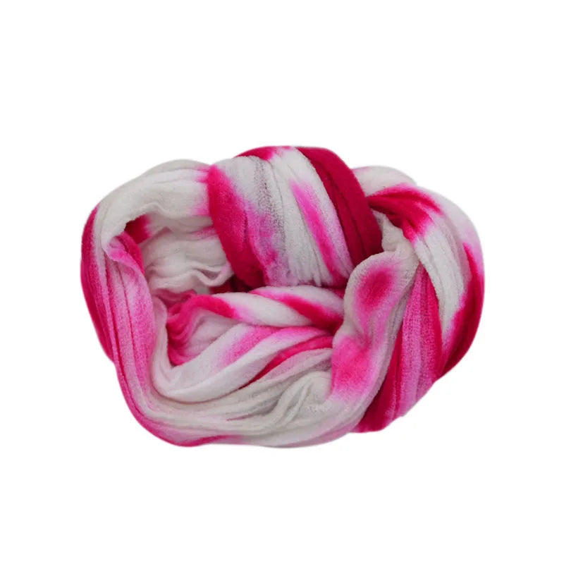 Lot de 5 pièces de bas de fleur en Nylon multicolore, rond, matériau de traction, accessoire fait à la main, artisanat de fleurs pour mariage à la maison