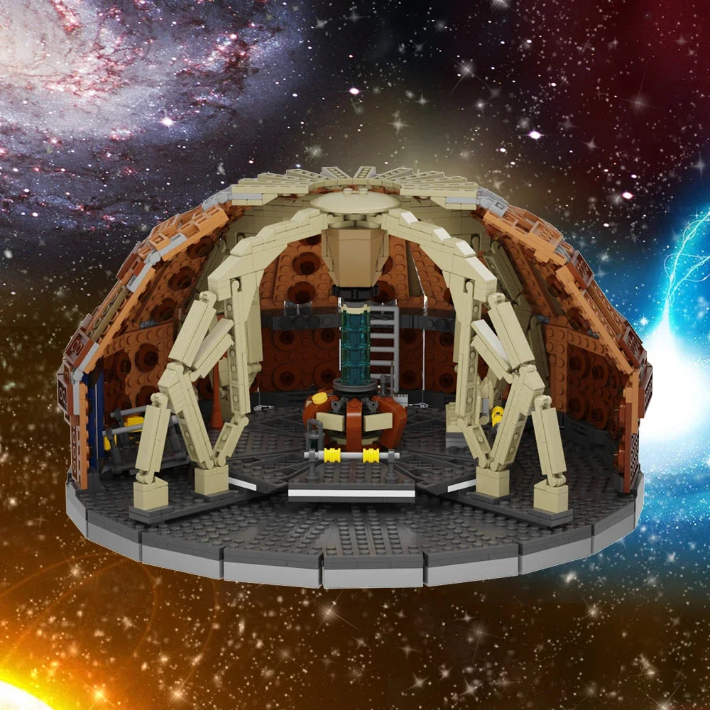 MOC Time Travel 10th Doctor Tardis blocs de construction, Kit de modèle de Machine de science-fiction rétro aventure galactique briques à monter soi-même cadeau pour adultes