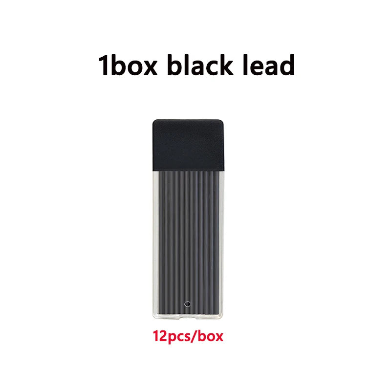 Nouveau crayon mécanique en métal multicolore,