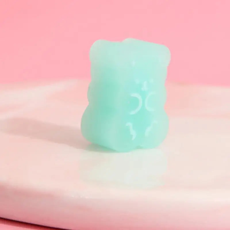 Gommes à crayon couleur gelée, 5 pièces, ours mignon, outil d'écriture pour enfants, papeterie coréenne, fournitures scolaires et de bureau