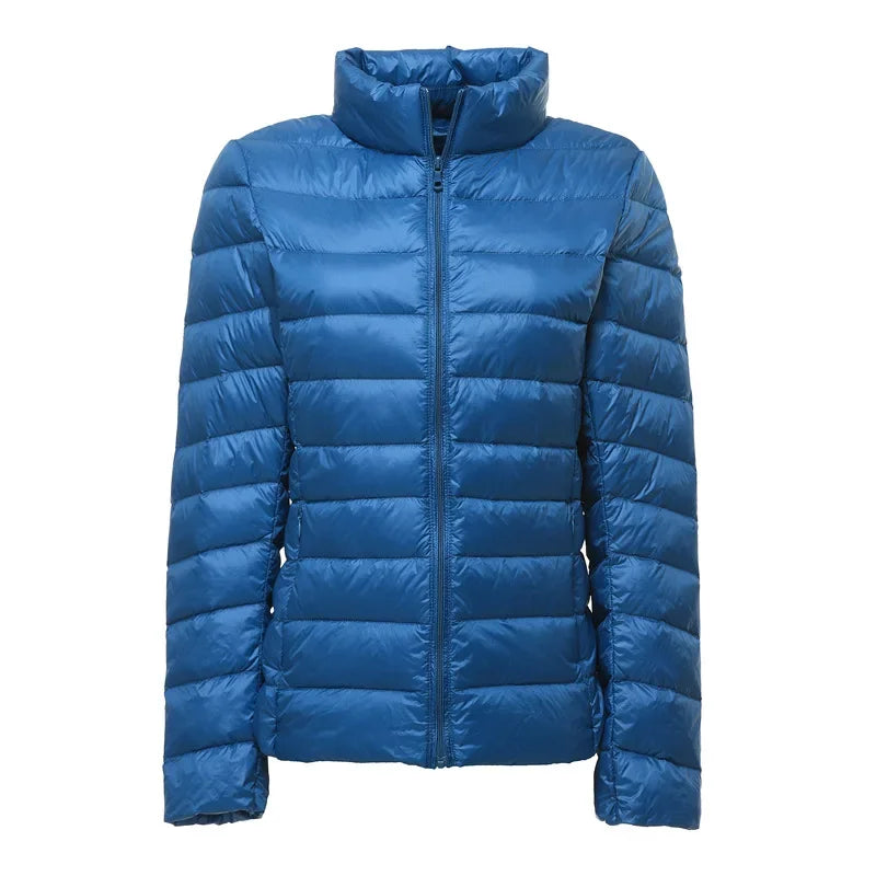 2025 nouveau UZZDSS automne femmes ultraléger mince doudoune 90% duvet de canard blanc vestes à capuche manteaux costume vestes WYRF 1051968