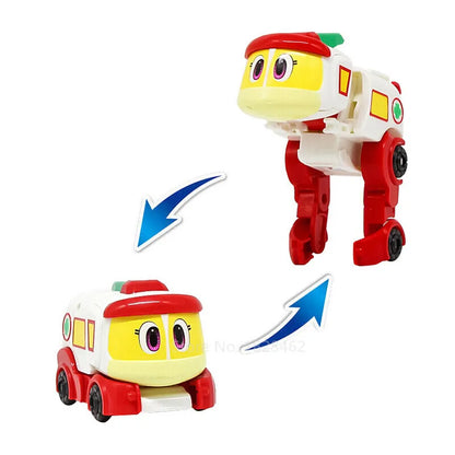 Min Gogo Dino ABS déformation voiture/avion figurines REX/PING/VIKI/TOMO Transformation dinosaure jouets pour enfants cadeau