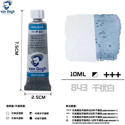 Talens Van Gogh – peinture aquarelle, Tube de 10ml,