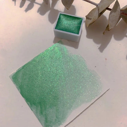 Ensemble de pigments d'interconnexion nacrés monochromes, fournitures d'art et de peinture, peinture à ongles, pigment décoratif solide, 2ml, 36 documents