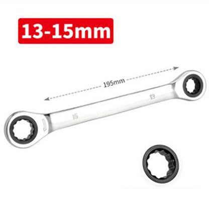 WEELEE – clé à Double cliquet, 1 pièce, outil manuel, 72 dents, acier au Chrome Vanadium, finition miroir