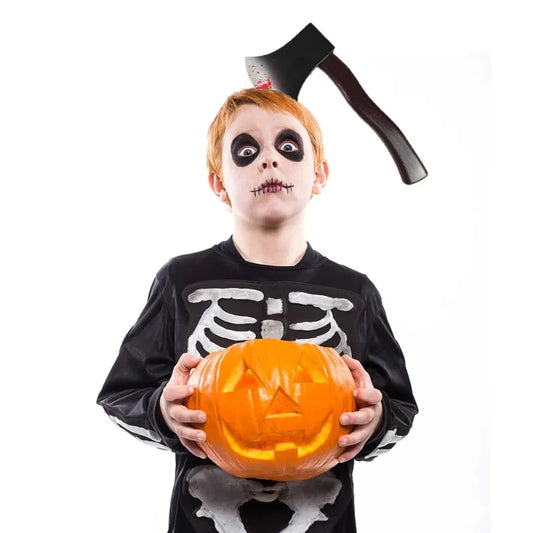 Accessoires de décoration d'halloween, cerceau pour cheveux, sang d'horreur, faux hache, couteau, bandeau gothique, mascarade de fête d'halloween, accessoire de Cosplay