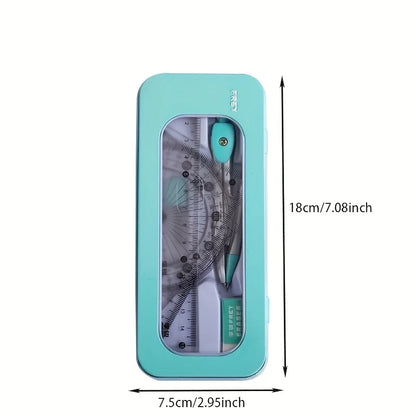 Ensembles de compas et de règles de 7 pièces,