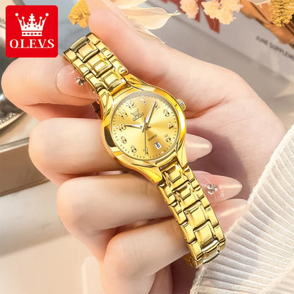 OLEVS 3650 montre à Quartz de luxe étanche montre lumineuse