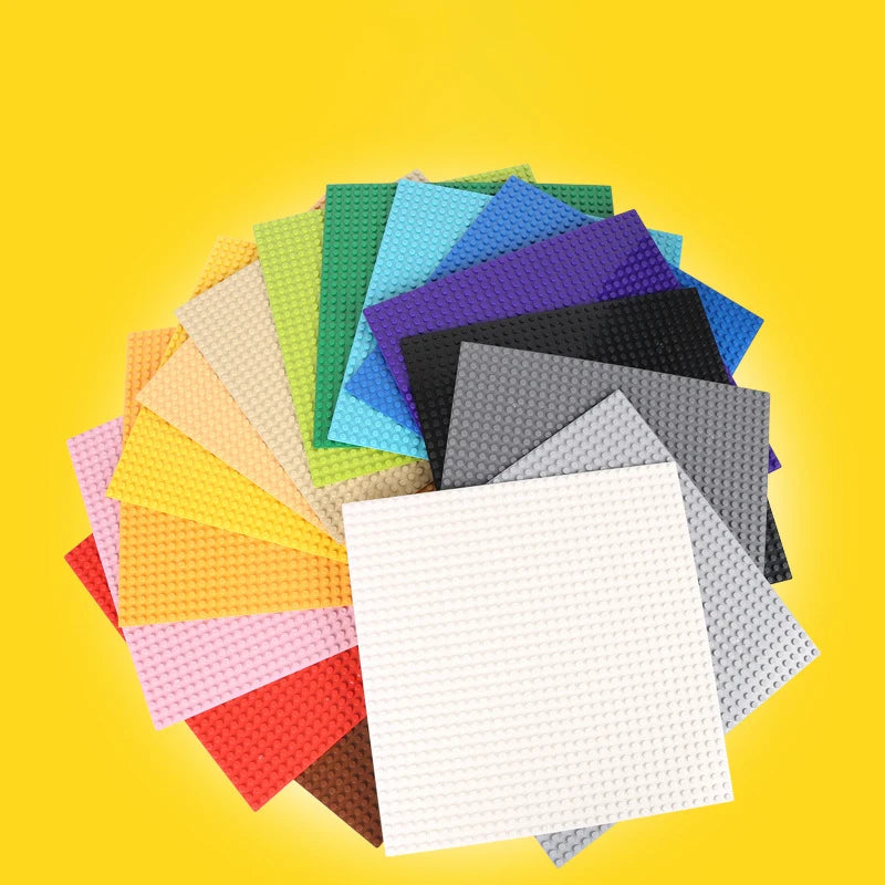 Plaques de base en plastique pour blocs de construction classiques, 32x32 points, jouets de bricolage pour enfants, briques de ville compatibles
