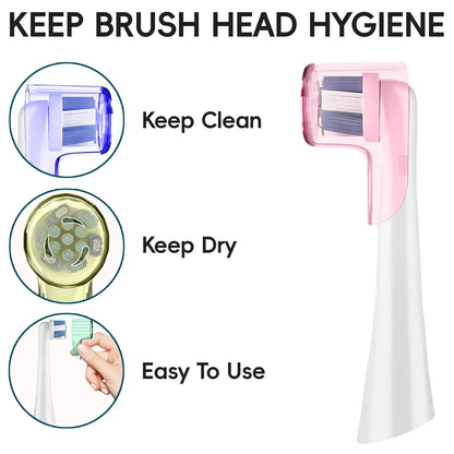 MOONBIFFY Couvercles anti-poussière pour brosse à dents