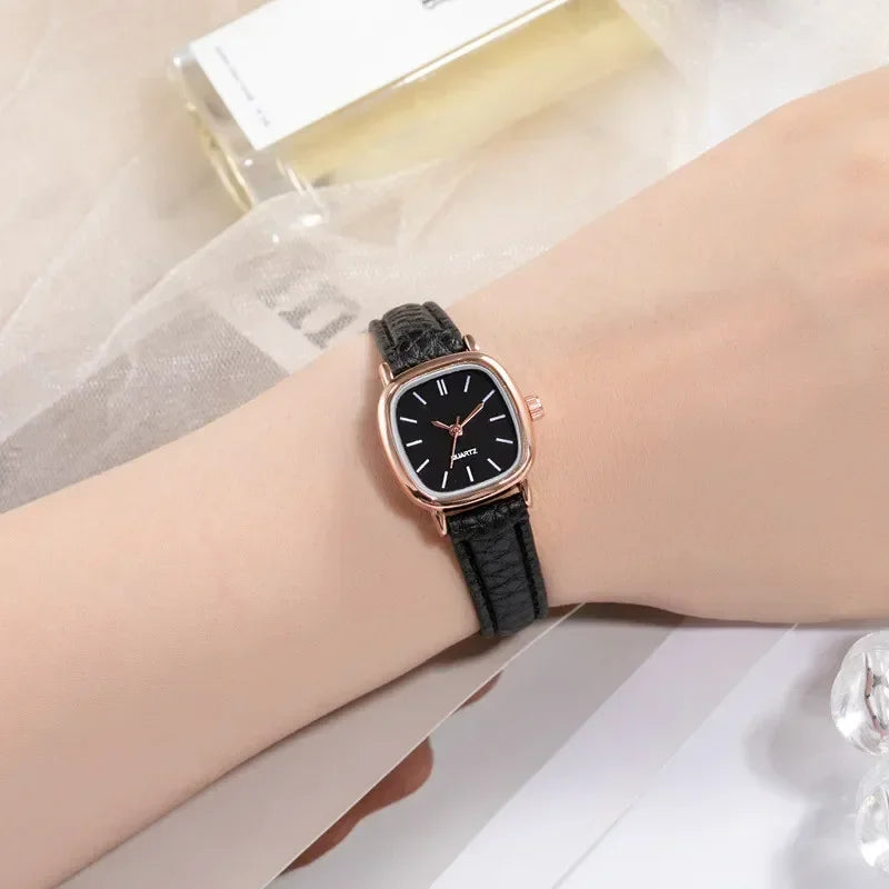 Haute qualité dames Bracelet décontracté montres femmes simples Vintage  Bracelet en cuir