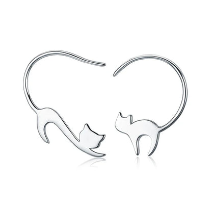 WOSTU – boucles d'oreilles en argent Sterling 100% pour femme, bijou en argent S925, cadeau idéal, référence FIE073