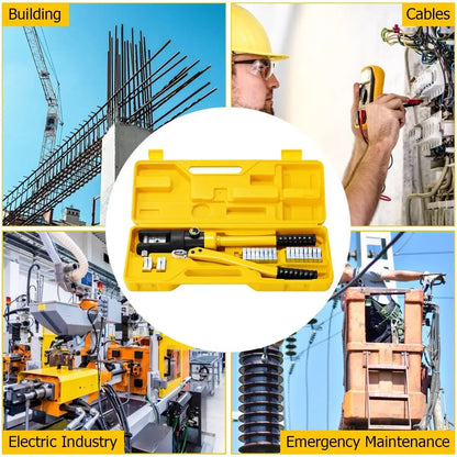 ERGOBiens TER-Fil de sertissage hydraulique à souder, câble de batterie, pince à sertir LDPTerminal, 16