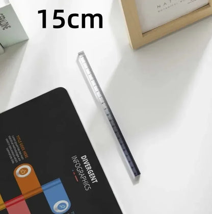 Règles droites transparentes de Style INS, 15cm 20cm 30cm,