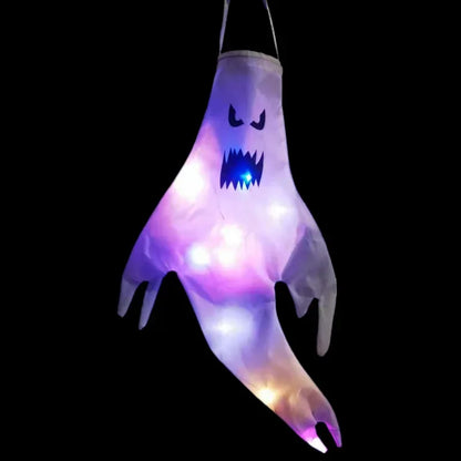 Fantôme de lumière LED plonger oyant pour la fête d'Halloween, accessoires d'horreur, décoration intérieure et extérieure, grande lampe effrayant, maison
