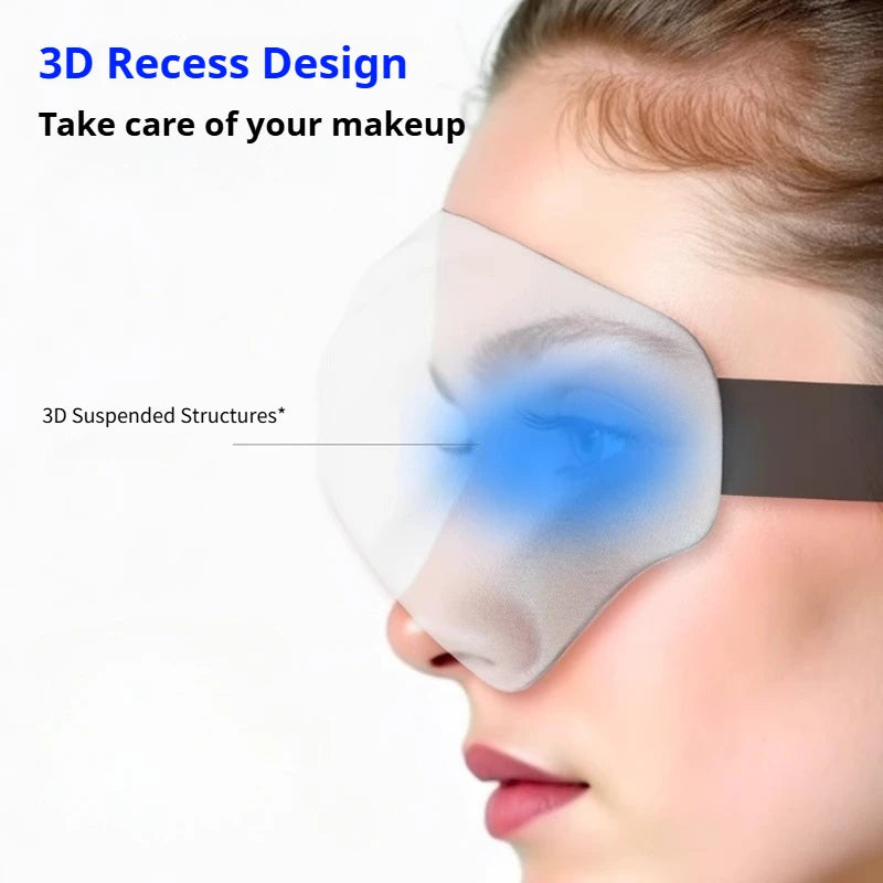 Dreamlight 4S Pro génération masque pour les yeux relaxant à ombrage complet masque de sommeil bloquer la lumière pour aide au sommeil masque pour les yeux en soie Pure douce