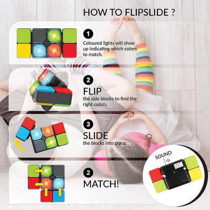 Jeu électronique portable, nouveau Point, Fidget Toys Logic Flip Slide, 4 Modes de jeu, Puzzle modifiable, Cube magique, jouet musical, 2023