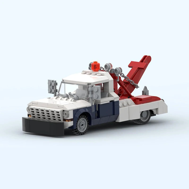 Modèle de voiture de ville Speed Champion pour enfants, briques de construction MOC, camion de remorquage F350, cadeaux technologiques modulaires, assemblage de vacances, jouets imbibés