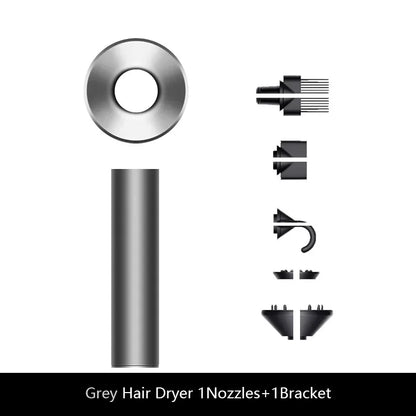 Sèche-cheveux ionique professionnel avec technologie anionaire, air chaud et froid, outil de coiffure léger 5 en 1 pour des éruptions faciles, séchage rapide