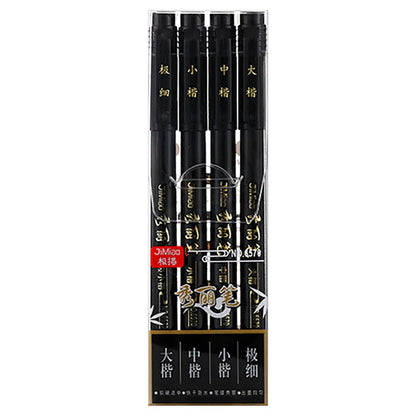 LIT-ONTNMA - Stylo de peinture de calligraphie, 4 pièces