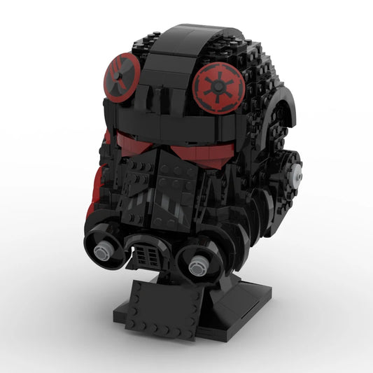 Nouveau 671 pièces MOC célèbre star film personnage Iden Versio casque modèle bricolage idées créatives enfant jouet assemblage Puzzle cadeau d'anniversaire