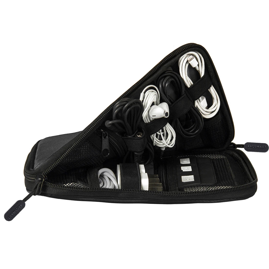 BAGSMART Électronique Organisateur Étui De Voyage Câble Organisateur Sac pour Voyage Essentiels Tech Organisateur pour Téléphone Banque D'alimentation Carte SD