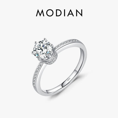 Bague de fiançailles en argent regardé 2024 pour femme, bijoux