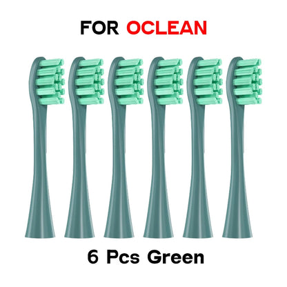 Têtes de brosse à dents de rechange, 10 pièces, pour Oclean, gamme complète, buses DuPont souples, scellées sous vide, emballées