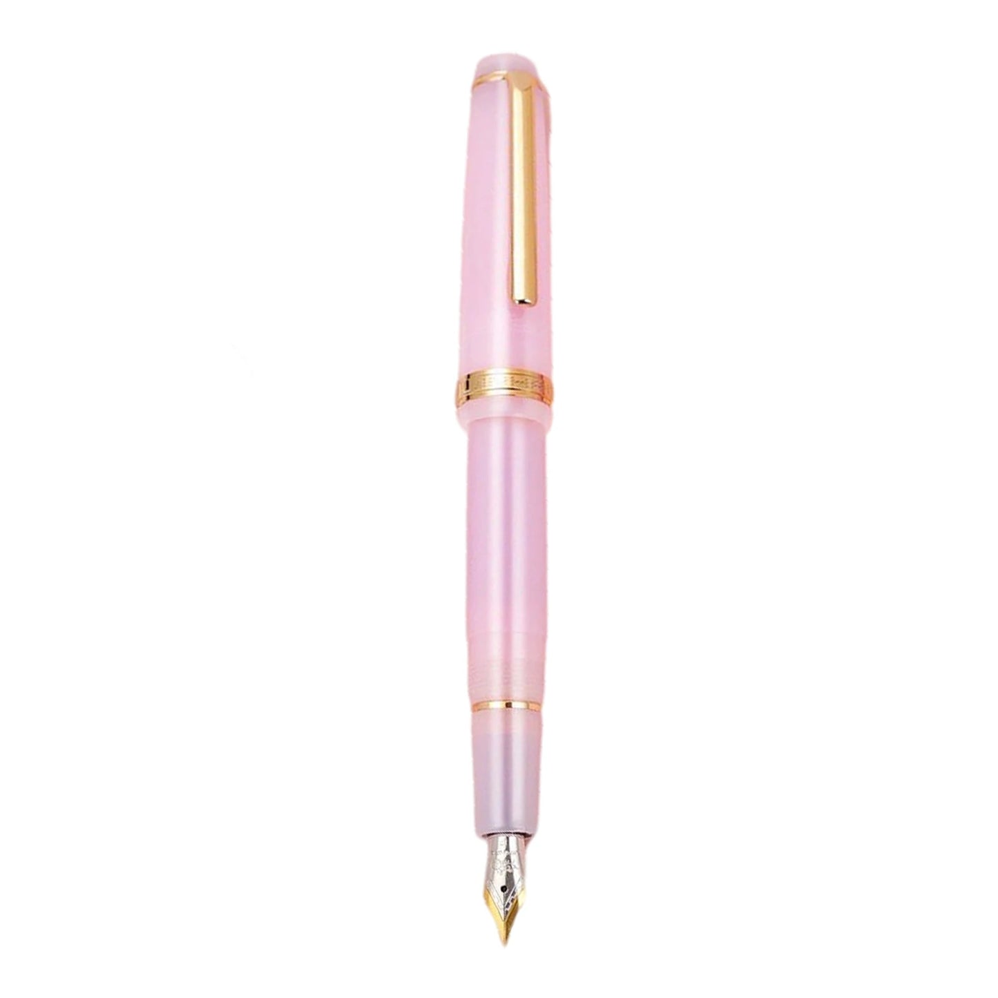 Jinhao-Stylo à plume en acrylique 82 avec clip doré, plume de 0.5mm, rose, vert,